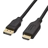 AmazonBasics Verbindungskabel, DisplayPort auf HDMI, 1,8 m